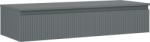 Mexen Rivel dulap de baie sub lavoar 120 cm cu blat, 1 sertar, cu striații, grafit mat - 91A20-12023-1-BFC66 (91A20-12023-1-BFC66)