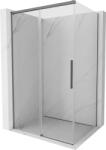 Mexen Rox cabină de duș glisantă 125 x 75 cm, transparentă, metal pistol - 8C2-125-075-95-00 (8C2-125-075-95-00)