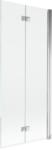 Mexen Mist paravan de duș cu 2 aripi dreapta 80 x 150 cm, transparent, crom - 8A9-080-002-01-00-P (8A9-080-002-01-00-P)