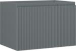 Mexen Rivel dulap baie sub lavoar 70 cm, 1 sertar, canelat, grafit mat - 91A20-07047-1-BF66 (91A20-07047-1-BF66)