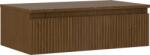 Mexen Rivel dulap baie sub lavoar 80 cm cu blat, 1 sertar, canelat, nuc - 91A20-08023-1-BFC86 (91A20-08023-1-BFC86)