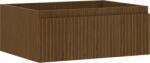 Mexen Rivel dulap baie sub chiuvetă 60 cm, 1 sertar, riflat, nuc - 91A20-06023-1-BF86 (91A20-06023-1-BF86)