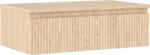 Mexen Rivel dulap de baie sub lavoar 80 cm cu blat, 1 sertar, canelat, stejar - 91A20-08023-1-BFC81 (91A20-08023-1-BFC81)