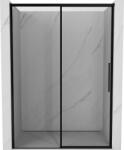 Mexen Rox uși de duș glisante stânga 145 cm, ramă neagră, negru - 8C2-145-000-70-70-L (8C2-145-000-70-70-L)