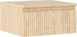 Mexen Rivel dulap baie pentru lavoar 50 cm cu blat, 1 sertar, cu riflaj, stejar - 91A20-05023-1-BFC81 (91A20-05023-1-BFC81)