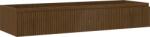 Mexen Rivel dulap baie suspendat de 140 cm, 1 sertar, cu rifluri, nuc - 91A20-14023-1-BF86 (91A20-14023-1-BF86)
