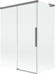 Mexen Rox L paravan de baie cu 2 uși glisante 120 + 70 x 150 cm, transparent, gun metal - 8C9L-120-070-95-00 (8C9L-120-070-95-00)
