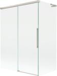 Mexen Rox L paravan de baie cu 2 aripi glisante 120 + 70 x 150 cm, transparent, nichel periat - 8C9L-120-070-97-00 (8C9L-120-070-97-00)