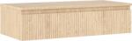 Mexen Rivel dulap baie sub lavoar 100 cm cu blat, 1 sertar, canelat, stejar - 91A20-10023-1-BFC81 (91A20-10023-1-BFC81)