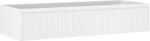 Mexen Rivel dulap baie sub lavoar 120 cm, 1 sertar, canelat, alb mat - 91A20-12023-1-BF01 (91A20-12023-1-BF01)