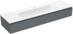 Mexen Orio dulap baie 160 cm cu lavoar Vela, 1 sertar, grafit mat/alb mat - 91A10-16023-1-BF66-W23M01 (91A10-16023-1-BF66-W23M01)