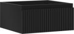 Mexen Rivel dulap baie suspendat 50 cm, 1 sertar, cu caneluri, negru mat - 91A20-05023-1-BF71 (91A20-05023-1-BF71)