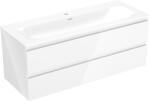 Mexen Orio dulap baie 120 cm cu lavoar Vela, 2 sertare, alb lucios - 91A10-12047-2-BFF00-W23M00 (91A10-12047-2-BFF00-W23M00)