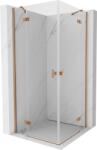 Mexen Mist-H Cabină de duș Duo pivotantă 95 x 95 cm, transparentă, cupru periat - 8A5-095L-095P-65-00 (8A5-095L-095P-65-00)