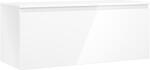 Mexen Orio dulap baie suspendat sub lavoar 120 cm cu blat, 1 sertar, alb lucios - 91A10-12047-1-BFC00 (91A10-12047-1-BFC00)