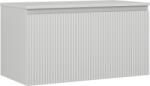 Mexen Rivel dulap baie sub lavoar 90 cm cu blat, 1 sertar, striat, gri mat - 91A20-09047-1-BFC62 (91A20-09047-1-BFC62)