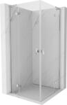 Mexen Mist-H L Duo cabină de duș cu uși batante 75 x 75 cm, transparent, crom - 8A5L-075L-075P-01-00 (8A5L-075L-075P-01-00)