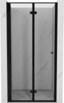 Mexen Mist-F ușă de duș pliabilă stânga 75 cm, ramă neagră, negru - 8A6-075-000-70-70-L (8A6-075-000-70-70-L)
