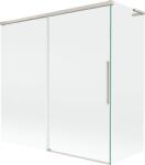 Mexen Rox L paravan de cadă cu 2 aripi glisante 160 + 80 x 150 cm, transparent, nichel periat - 8C9L-160-080-97-00 (8C9L-160-080-97-00)