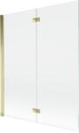 Mexen Mist paravan de baie cu 2 aripi stânga 140 x 150 cm, transparent, auriu - 8A9-140-002-50-00-L (8A9-140-002-50-00-L)