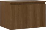 Mexen Rivel dulap de baie sub lavoar 70 cm cu blat, 1 sertar, canelat, nuc - 91A20-07047-1-BFC86 (91A20-07047-1-BFC86)