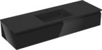 Mexen Orio dulap baie 140 cm cu lavoar Otis, 1 sertar, negru lucios/negru mat - 91A10-14023-1-BF70-W18M71 (91A10-14023-1-BF70-W18M71)