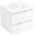 Mexen Orio dulap baie 50 cm cu lavoar Otis, 2 sertare, alb lucios - 91A10-05047-2-BFF00-W18M00 (91A10-05047-2-BFF00-W18M00)