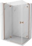 Mexen Mist-H L Duo cabină de duș cu deschidere dreaptă 100 x 115 cm, transparentă, cupru periat - 8A5L-100L-115P-65-00 (8A5L-100L-115P-65-00)