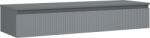 Mexen Rivel dulap de baie sub chiuvetă 140 cm cu blat, 1 sertar, canelat, grafit mat - 91A20-14023-1-BFC66 (91A20-14023-1-BFC66)