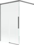 Mexen Rox paravan de duș cu două aripi glisante 100 x 150 cm, transparent, metal pistol - 8C9-100-003-95-00 (8C9-100-003-95-00)