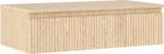 Mexen Rivel dulap de baie sub chiuvetă 90 cm cu blat, 1 sertar, riflat, stejar - 91A20-09023-1-BFC81 (91A20-09023-1-BFC81)