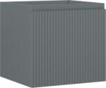 Mexen Rivel dulap baie subchiuvetă 50 cm, 1 sertar, cu caneluri, grafit mat - 91A20-05047-1-BF66 (91A20-05047-1-BF66)