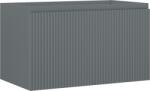 Mexen Rivel dulap de baie sub chiuvetă 80 cm, 1 sertar, canelat, grafit mat - 91A20-08047-1-BF66 (91A20-08047-1-BF66)