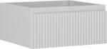 Mexen Rivel dulap baie sub chiuvetă 50 cm, 1 sertar, canelat, gri mat - 91A20-05023-1-BF62 (91A20-05023-1-BF62)