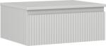 Mexen Rivel dulap baie sub chiuvetă 60 cm cu blat, 1 sertar, canelat, gri mat - 91A20-06023-1-BFC62 (91A20-06023-1-BFC62)