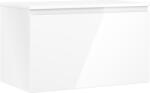 Mexen Orio dulap baie pentru lavoar 80 cm cu blat, 1 sertar, alb lucios - 91A10-08047-1-BFC00 (91A10-08047-1-BFC00)