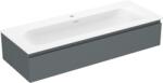 Mexen Orio dulap pentru baie 120 cm cu lavoar Vela, 1 sertar, grafit mat/alb mat - 91A10-12023-1-BF66-W23M01 (91A10-12023-1-BF66-W23M01)