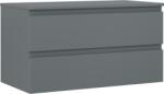 Mexen Orio dulap de baie sub lavoar 90 cm cu blat, 2 sertare, grafit mat - 91A10-09047-2-BFFC66 (91A10-09047-2-BFFC66)