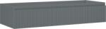 Mexen Rivel dulap baie de sub lavoar 120 cm, 1 sertar, canelat, gri mat - 91A20-12023-1-BF66 (91A20-12023-1-BF66)