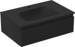 Mexen Orio dulap baie 70 cm cu lavoar Vela, 1 sertar, negru mat - 91A10-07023-1-BF71-W23M71 (91A10-07023-1-BF71-W23M71)