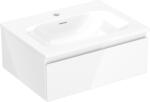 Mexen Orio dulap de baie 60 cm cu lavoar Vela, 1 sertar, alb lucios - 91A10-06023-1-BF00-W23M00 (91A10-06023-1-BF00-W23M00)