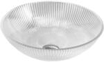 Mexen Zuri chiuvetă de sticlă pe blat 39 x 39 cm, transparent - 24193900 (24193900)