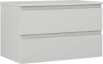 Mexen Orio dulap baie sub chiuvetă 80 cm cu blat, 2 sertare, gri mat - 91A10-08047-2-BFFC62 (91A10-08047-2-BFFC62)