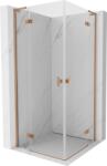 Mexen Mist-H L Duo cabină de duș cu uși pivotante 95 x 95 cm, transparent, cupru periat - 8A5L-095L-095P-65-00 (8A5L-095L-095P-65-00)
