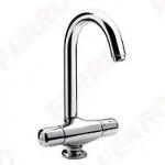 FERRO Termosztátos mosogatócsaptelep, króm (TA4)