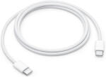  USB Type-C töltő- és adatkábel, USB Type-C, 100 cm, 60W, gyorstöltés, PD, cipőfűző minta, Apple, fehér, gyári