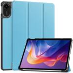  LEATHER Husă tip carte pentru Xiaomi Redmi Pad 2, albastru deschis