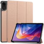  LEATHER Husă tip carte pentru Xiaomi Redmi Pad 2 roz-auriu