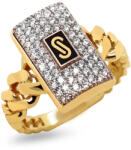Heratis Forever Monaco Chain ring Classic Plain Pavé link, 10K IZ31294USA
