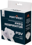 Portwest FFP3 szelepes Dolomit összehajtható lapos maszk (3 db) (P310WHR)